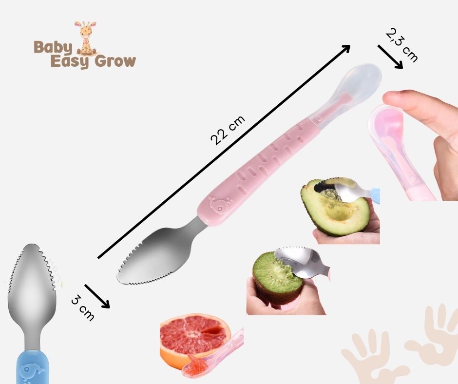 TastySpoon™ - Cuillère à gratter pour bébé – Baby easy grow